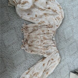 Floral Smocked Blouse